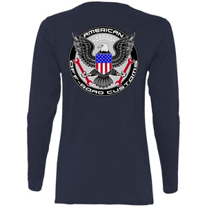 American Off-Road 2-sided print G540L Ladies' Cotton LS T-Shirt
