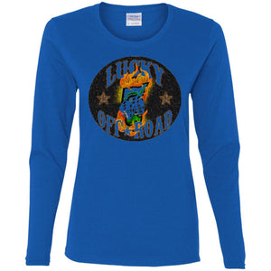 Lucky 7 Offroad G540L Gildan Ladies' Cotton LS T-Shirt
