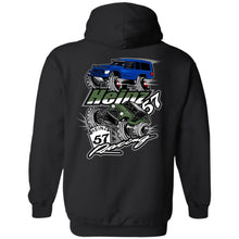 H57 Racing 2-sided print G185 Gildan Pullover Hoodie 8 oz.