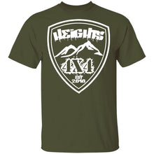 Heights 4x4 crest white logo G500 Gildan 5.3 oz. T-Shirt