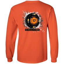 Black 17 2-sided print G240 Gildan LS Ultra Cotton T-Shirt