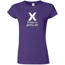 Sparky's Offroad white logo G640L Gildan Softstyle Ladies' T-Shirt