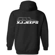 XJ Jeeps 2-sided print G185 Gildan Pullover Hoodie 8 oz.