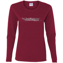 AmericanOffroadCustoms Horizontal white G540L Ladies' Cotton LS T-Shirt