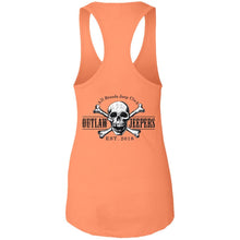 Outlaw Jeepers 2-sided print NL1533 Ladies Ideal Racerback Tank