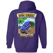 San Diego jeep club 2-sided print G185 Gildan Pullover Hoodie 8 oz.