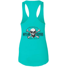 Outlaw Jeepers 2-sided print NL1533 Ladies Ideal Racerback Tank