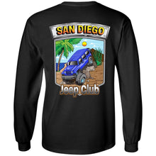 San Diego jeep club 2-sided print 2-sided print G240 Gildan LS Ultra Cotton T-Shirt