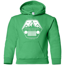 ASJC white logo G185B Gildan Youth Pullover Hoodie