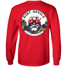 Dirt Devils Jeep Club 2-sided print G240 LS Ultra Cotton T-Shirt