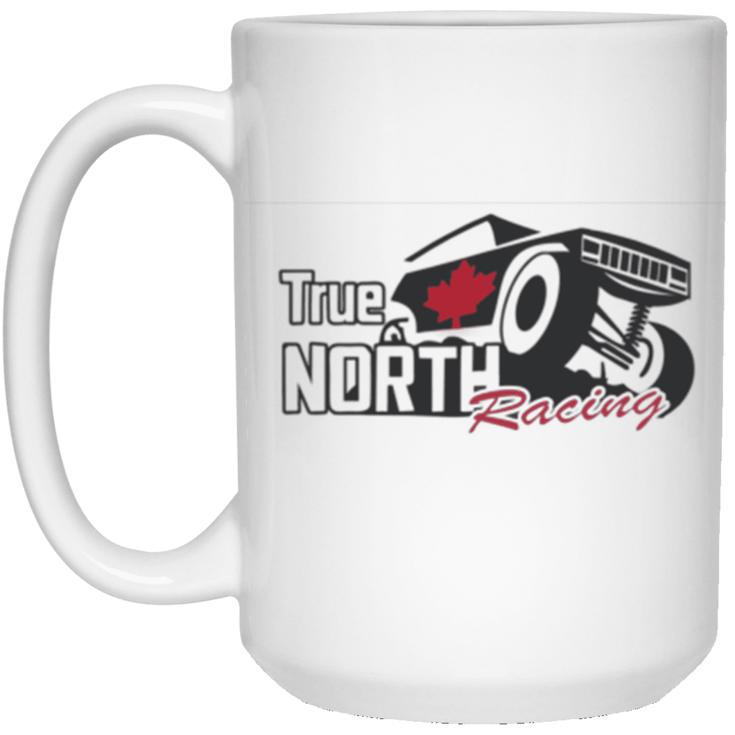True North Racing dye sublimation 21504 15 oz. White Mug