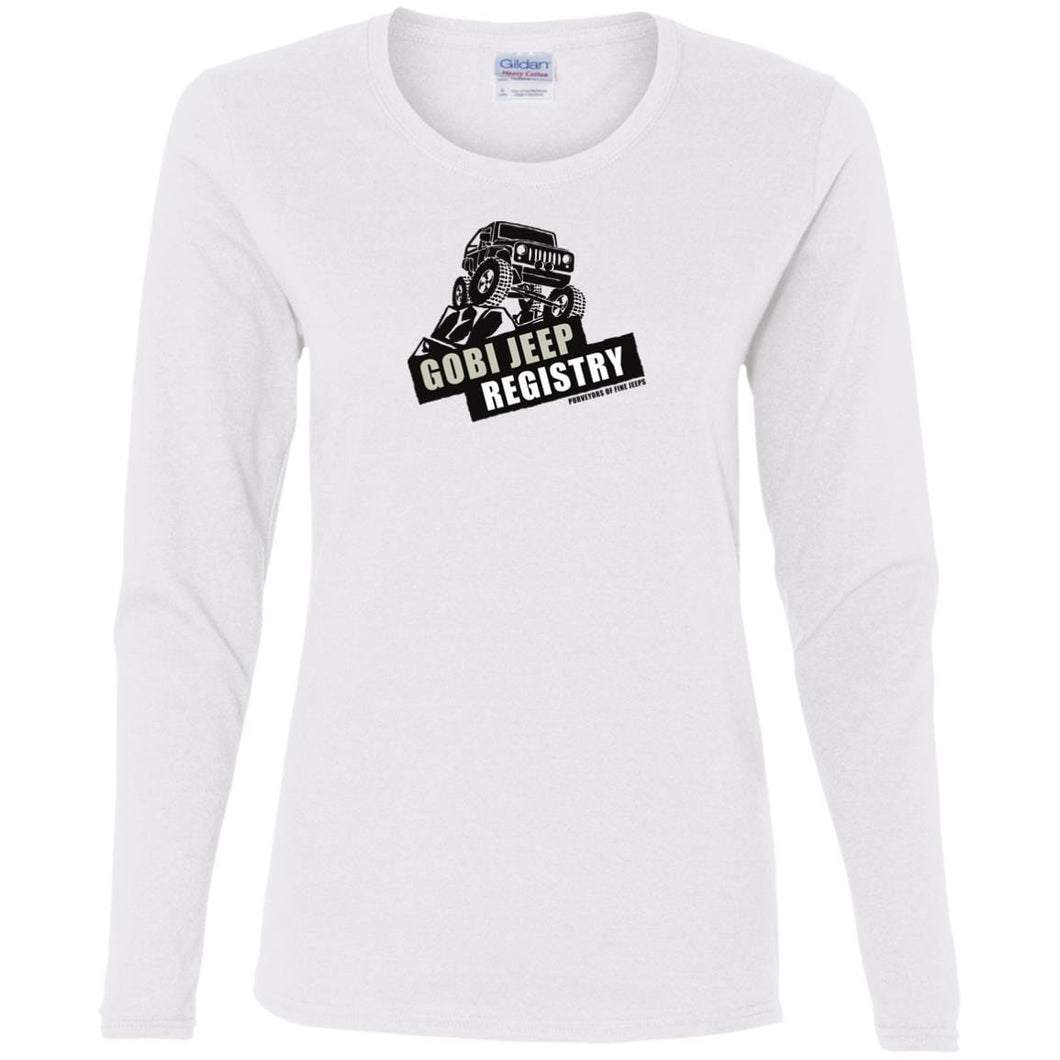 Gobi Jeep Registry G540L Gildan Ladies' Cotton LS T-Shirt