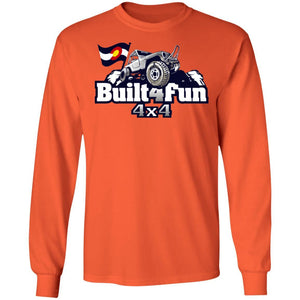 Built4Fun grey G240 Gildan LS Ultra Cotton T-Shirt