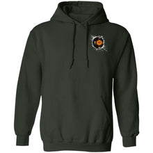 Black 17 2-sided print G185 Gildan Pullover Hoodie 8 oz.