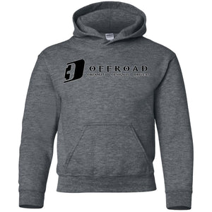 D3 Offroad white border G185B Gildan Youth Pullover Hoodie