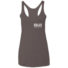 SDJC 2-sided print NL6733 Next Level Ladies' Triblend Racerback Tank