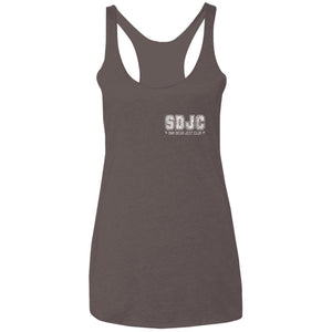 SDJC 2-sided print NL6733 Next Level Ladies' Triblend Racerback Tank