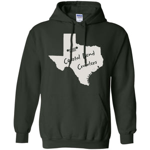Coastal Bend Crawlers light logo G185 Gildan Pullover Hoodie 8 oz.