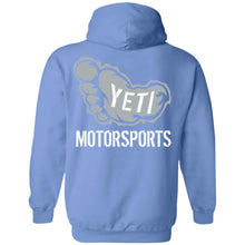 Yeti Motorsports logo 2-sided print G185 Gildan Pullover Hoodie 8 oz.