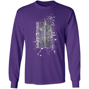 AORC Vertical white 2-sided print G240 LS Ultra Cotton T-Shirt