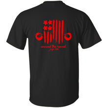ASJC 2-sided print with Freedom flag on back G200 Gildan Ultra Cotton T-Shirt