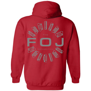 FOJ 2-sided print G185 Gildan Pullover Hoodie 8 oz.