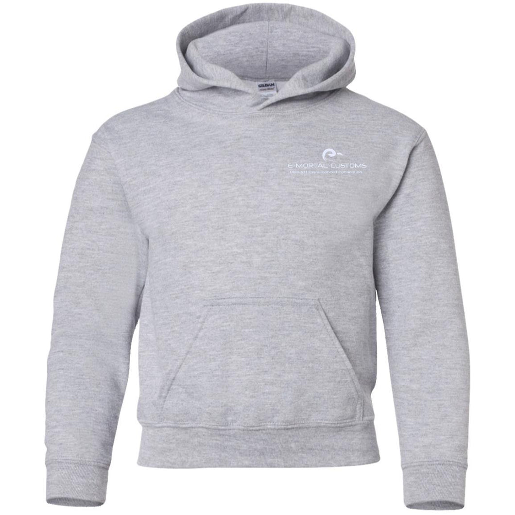 E-Mortal Racing 2-sided print G185B Gildan Youth Pullover Hoodie