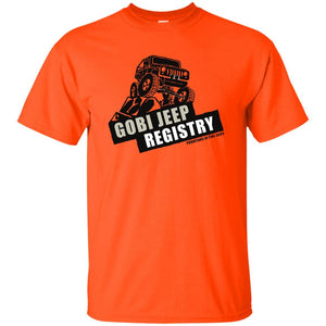 Gobi Jeep Registry Logo G200B Gildan Youth Ultra Cotton T-Shirt