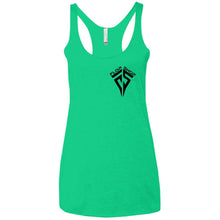 Flop Shop 2-sided print NL6733 Next Level Ladies' Triblend Racerback Tank