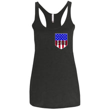 American Off-Road 2-sided print NL6733 Next Level Ladies' Triblend Racerback Tank