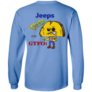 Jeep Paparazzi 2-sided print G240 LS Ultra Cotton T-Shirt