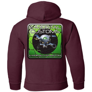 E-Mortal 2-sided print G185B Gildan Youth Pullover Hoodie