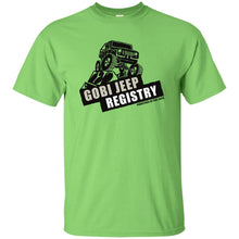 Gobi Jeep Registry Logo G200B Gildan Youth Ultra Cotton T-Shirt
