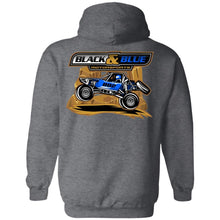 BB&M Team Indiana front 2-sided print G185 Gildan Pullover Hoodie 8 oz.