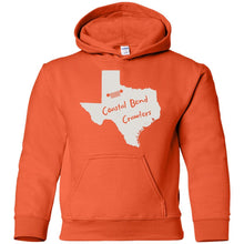 Coastal Bend Crawlers light logo G185B Gildan Youth Pullover Hoodie