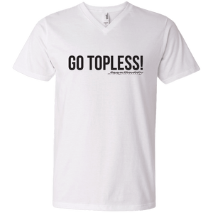 JeepDaddy Go Topless V-Neck T-Shirt