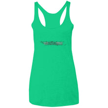 AmericanOffroadCustoms Horizontal NL6733 Ladies' Triblend Racerback Tank