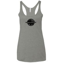 CCVOA black logo NL6733 Next Level Ladies' Triblend Racerback Tank