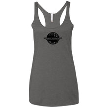 CCVOA black logo NL6733 Next Level Ladies' Triblend Racerback Tank