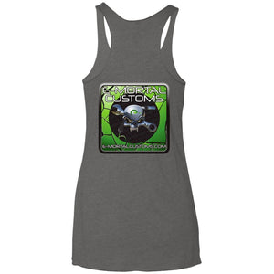 E-Mortal 2-sided print NL6733 Next Level Ladies' Triblend Racerback Tank