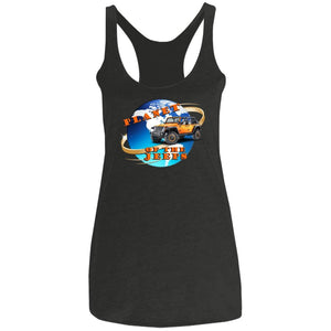 Planet of the Jeeps NL6733 Next Level Ladies' Triblend Racerback Tank