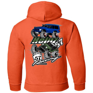 H57 Racing 2-sided print G185B Gildan Youth Pullover Hoodie