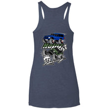 H57 Racing 2-sided print NL6733 Next Level Ladies' Triblend Racerback Tank