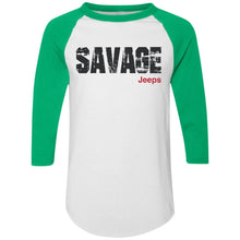 Savage Jeeps 420 Augusta Colorblock Raglan Jersey