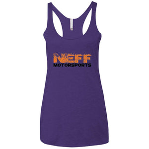Neff Motorsports NL6733 Next Level Ladies' Triblend Racerback Tank