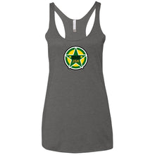 JSK_Star 2-sided print NL6733 Next Level Ladies' Triblend Racerback Tank