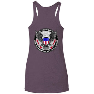 American Off-Road 2-sided print NL6733 Next Level Ladies' Triblend Racerback Tank