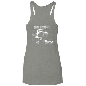 Sharp Motorsports 2-sided print NL6733 Next Level Ladies' Triblend Racerback Tank