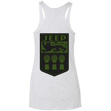JSK_ Dark Star 2-sided print NL6733 Next Level Ladies' Triblend Racerback Tank