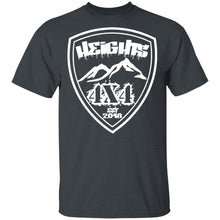 Heights 4x4 crest white logo G500 Gildan 5.3 oz. T-Shirt